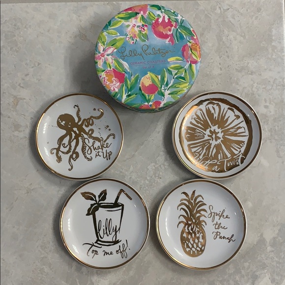Lilly Pulitzer Other - Lilly Pulitzer 4 Coaster Set